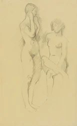 Dois nus femininos