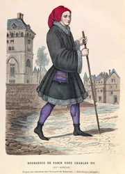 Um burguês de Paris sob o reinado do rei Carlos VII - Burguês parisiense do reinado de Carlos VII