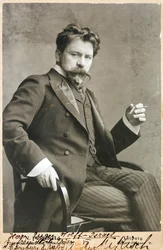 Arthur Nikisch - Retrato do maestro Arthur Nikisch (1855-1922) - Anônimo. Fotografia