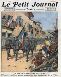 Como resultado do comércio Rapallo, Fiume (Rijeka) tornou-se um estado livre, o exército italiano, que tinha acabado de expulsar Gabriele d