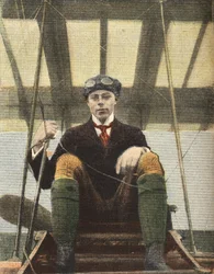 Aviação: retrato do aviador Henri Wynmalen (Henri Wijnmalen