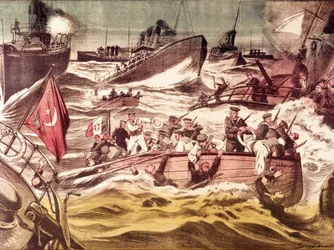 Batalha de Kunfuda (Kunfida Kunfidah): batalha naval travada em 7 e 8 de janeiro de 1912, durante a Guerra Italiano-Turca (1911-1912), no Mar Vermelho, em frente ao porto de Kunfuda, Arábia Saudita.