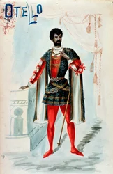 Traje para Otello na ópera de Giuseppe Verdi
