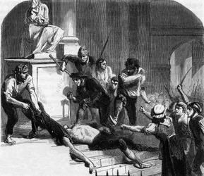 Revolução Francesa - Massacres de La Glacière, Avignon - Assassinato de Lescuyer