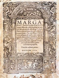 Frontispício da Margarita Philosophica (xilogravura)