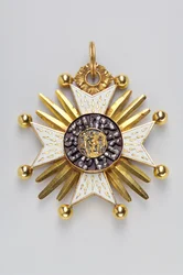 Reino da Baviera - Ordem de São Hubert : crachá (obverso) - 1700-1750