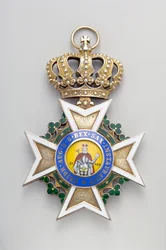 Reino da Saxônia - Ordem Militar de São Henrique : insígnia da grande cruz - 1736-1918