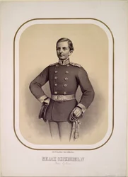 Milão I (1854-1901), Rei da Sérvia - Anônimo - c. 1869 - Litografia - 47x34 - Coleção Privada