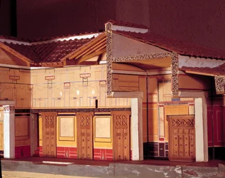 Miniatura da Casa do Poeta Trágico em Pompéia.