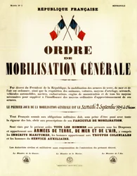 Ordem de mobilização na França Setembro 02