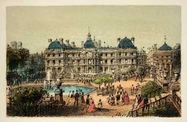 Paris 1874: Os Jardins do Luxemburgo, Colecção Privada