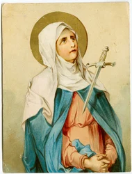 Imagem piedosa: Mater dolorosa (cromolitografia)