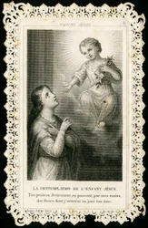 Imagem piedosa: Oração a Jesus (gravura)
