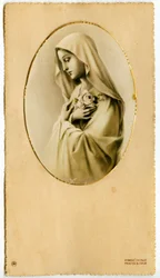Imagem piedosa: A Virgem Maria (imprimir)