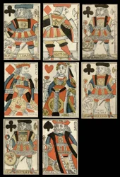 Jogar às cartas com figuras históricas.