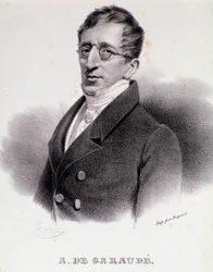Retrato de Alexis de Garaude (1779-1852), compositor francês. Século XIX.