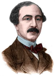 Retrato de Anatole Prevost Paradol, jornalista e político francês (1829 -1870).