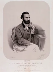 Retrato de Angelo Mariani (litografia