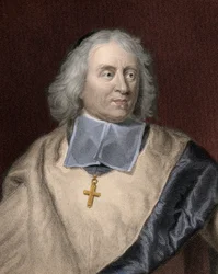 Retrato de Jacques Benigne (Jacques-Benigne) - Bossuet (1627-1704), bispo e teólogo francês