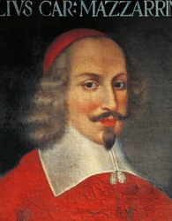 Retrato de Jules Mazarin, nascido Giulio Raimondo Mazzarino (Pescina