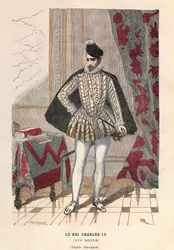 Retrato do Rei Carlos IX (1550 - 1574) - Retrato do Rei Carlos IX - coleção particular