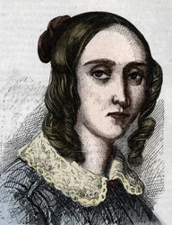 Retrato de Louise Farrenc 1804-1875. Pianista, compositora, professora de francês.