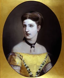 Retrato de Margarita de Savoy Genes (Margherita di Savoia