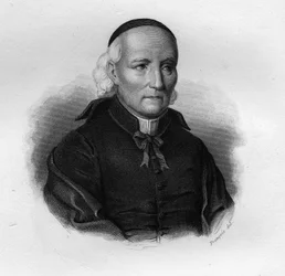 Retrato de Nicola Sottile (1751-1832), cânone Novara Em "Retratos e história dos homens úteis: homens e mulheres de todos os países e de todas as condições, que adquiriram direitos ao reconhecimento dos homens" publicado e propágulos da Societe Montyon e F