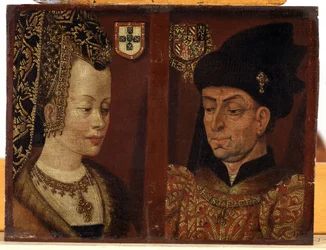 Retrato de Filipe o Bom e Isabel de Portugal, c.1550 (óleo sobre painel)