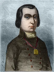 Retrato de Pierre Joseph Cambon (1756-1820), negociante de telas e deputado do Hérault na Convenção Nacional. Gravura de 1866 em «História da Revolução Francesa», de Adolphe Thiers. Coleção particular.