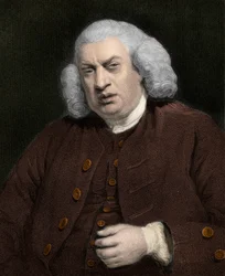 Retrato de Samuel Johnson (1709-1784), escritor inglês - Samuel Johnson