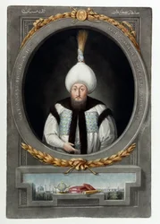 Retrato do Sultão Mustafa III (1717-1774) (Moustafa, Moustapha) par Anónimo