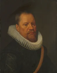 Retrato de um homem, c.1615-1620 (óleo sobre painel)