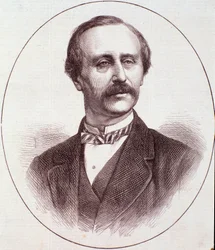 Retrato do violinista inglês Henry Gamble Blagrove (Gravura