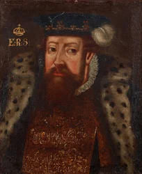 Retrato do Rei Eric XIV da Suécia (1533-1577) - Anónimo - um 1700 - Óleo sobre tela - Colecção Privada
