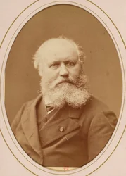 Retrato do compositor Charles Gounod (1818-1893), Anónimo . Foto da Albumina. Coleção Particular