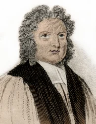 Retrato da eveque de Rochester Francis Atterbury (1663-1732), homem de letras e político. Gravura do século XIX. Milanês