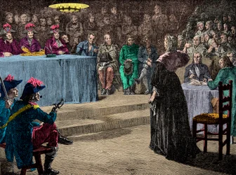Rainha Maria Antonieta perante o Tribunal Revolucionário 4 de Outubro
