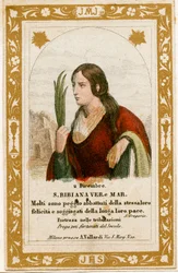 Santa Bibiana (gravura