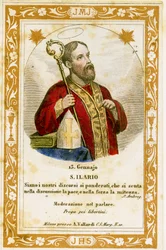 Santo Hilário de Poitiers (gravura