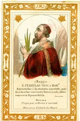 Santo Estanislau, o Mártir (gravura