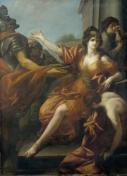 Suicídio da rainha Dido, c.1800