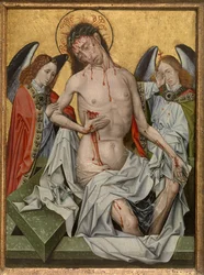 O Homem das Dores, c.1430 (óleo sobre painel)