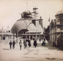 Exposição Universal de 1900 - Exposition Universelle de 1900 em Paris: Le pavillon du Creusot - coleção particular