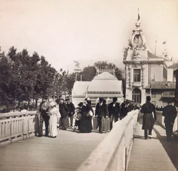 Exposição Universal de 1900 - Exposition Universelle de 1900 em Paris: Passerelle des Invalides - coleção particular