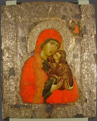 Santa Ana e Maria quando criança, século XIV