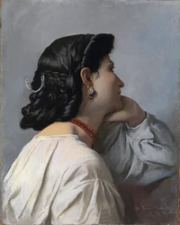 "Iphigenie" cabeça de mulher