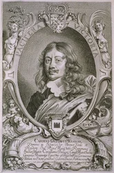 Karl Gustav Wrangel (1603-73) de "Retratos de Homens Ilustres", gravado por Petrus de Iode, publicado em 1706
