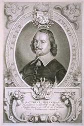 Matthias Mylonius Biorenklou (1607-71) de &39;Portraits of Illustrious Men&39;, publicado em 1706