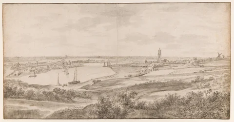 Vista de Rhenen a partir de leste